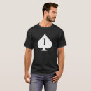 Search for spades tshirts Black