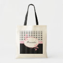 Search for pinstriped bags Black and white