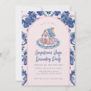 Search for gingerbread house invitations Blue