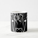 Search for white goat mugs Black and white