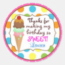 Search for ice cream shop stickers Birthday