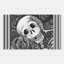 Search for day of dead stickers Black and white