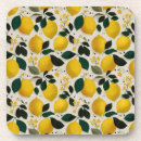 Search for citrus fruit coasters Lemon pattern