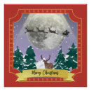 Search for vintage santa sleigh posters Merry christmas