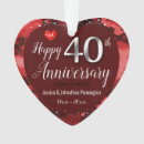 Search for red heart christmas tree decorations 40th