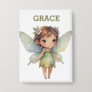 Search for green fairy badges Watercolor