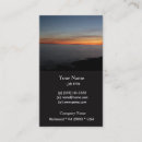 Search for twilight business cards Sunset