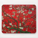 Search for tree blossoms mousepads Red