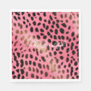 Search for black and white abstract napkins Animal