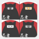 Search for ninja cat stickers Kitten