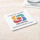 Search for company logo coasters Simple