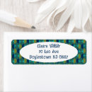 Search for circle return address labels Green
