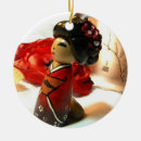 Search for geisha christmas tree decorations Japanese