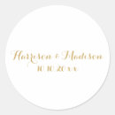 Search for gold monogram wedding stickers Calligraphy