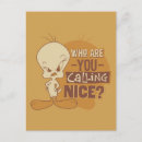 Search for typography graphic postcards Tweety bird