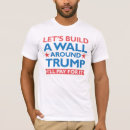 Search for trump wall tshirts 2016