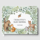 Search for cute and whimsical guest books Woodland