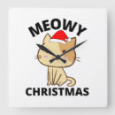 Search for christmas clocks Kitten