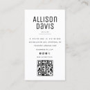 Search for marble tile business cards Qr code
