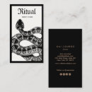 Search for macabre business cards Witch