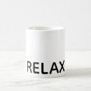 Search for relaxation mugs Typography