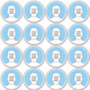 Search for funny face stickers Party