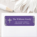 Search for silver glitter return address labels Baptism