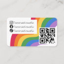 Search for trans business cards Rainbow