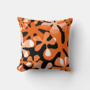 Search for black white orange cushions Retro