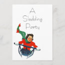 Search for sledding party invitations Winter