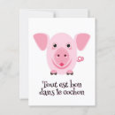Search for funny pig postcards Piglet