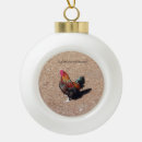 Search for rooster chicken christmas tree decorations Animal