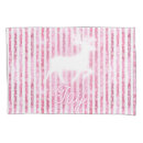 Search for pink and white pillowcases Girly