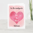 Search for marriage cards just married