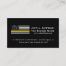 Search for dispatcher business cards Thin gold line