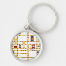 Search for red yellow blue key rings Minimalist