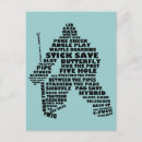 Search for goalies postcards Typography