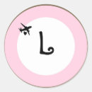 Search for airplane wedding stickers Pink