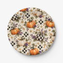 Search for halloween baby shower plates Spooky