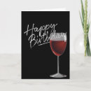 Search for red wine birthday cards Celebration