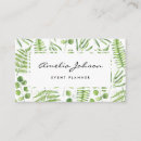 Search for fern business cards Plants