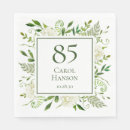 Search for 85th birthday napkins Watercolor