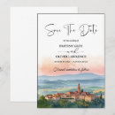 Search for tuscany save the dates Italy skyline