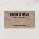 Search for mud business cards Brown