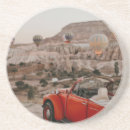 Search for red car coasters Vintage