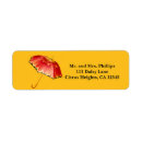 Search for red daisy return address labels Summer