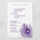 Search for peacock feather wedding invitations Script