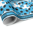 Search for soccer team wrapping paper Black and white