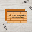 Search for carpentry business cards Nature