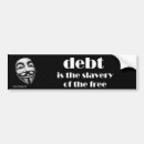 Search for debt bumper stickers Politics